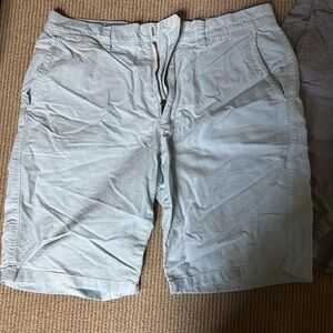 J. Crew Blue Flat Front Shorts Casual Style